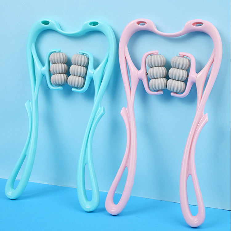 Multifunctional Manual Six-wheel neck massager
