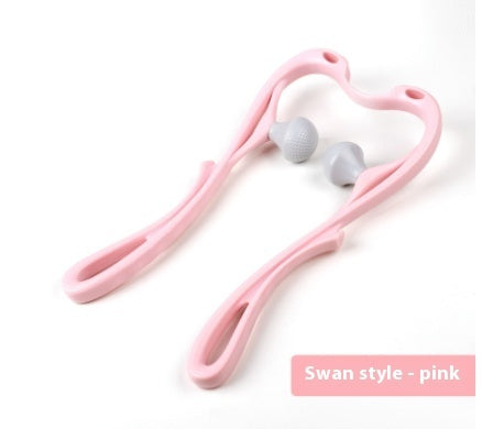Multifunctional Manual Six-wheel neck massager
